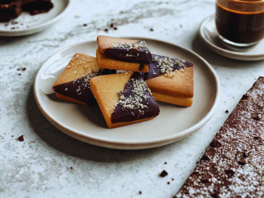 Kostka z nadzieniem czekoladowym